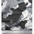 thumbnail image 1 of Soimoi Rayon Fabric Two Tone With White Camouflage Decor Fabric Printed Yard 56 Inch Wide, 1 of 3
