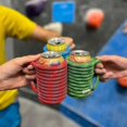 thumbnail image 3 of & Glass Racks Recycled Rock Climbing Rope Can Cozy Handmade Reusable Can Cooler Sleeve Non- Insulated with Handle for Drinks, 3 of 3