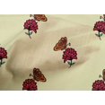 thumbnail image 4 of oneOone Cotton Cambric Fabric Floral & Block Print Fabric By Yard 56 Inch Wide, 4 of 4