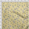 thumbnail image 3 of oneOone Viscose Jersey Fabric Dot|Floral & Stork Bird Printed Craft Fabric BTY 60 Inch Wide, 3 of 4