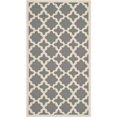 thumbnail image 1 of Safavieh Courtyard Polypropylene Accent Rug CY6913-246-2 in Anthracite and Beige, 1 of 1