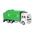 thumbnail image 2 of Jouet de Camion à Ordures à Rétrofriction, Jouet de Camion à Ordures à Friction à Rétrofriction pour Jouer pour Enfants pour Garçons Vert,Orange, 2 of 8