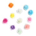 thumbnail image 1 of GUOOL Lot de 100 Roses Artificielles Bricolage Mariage Bouquets de la Saint-Valentin Serre-Tête Coloré, 1 of 5