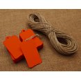thumbnail image 1 of 100 Pcs Rectangular Shape Tag Bonbonniere Wedding Favor Hang Tags Gift With Free Natural Jute Twine - Colours Available, 1 of 7