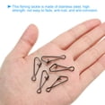 thumbnail image 4 of Unique Bargains 92Lbs Stainless Steel Fishing Snaps Swivels Clips Quick Change Black 150 Pack, 4 of 6