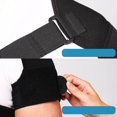 thumbnail image 3 of Double Shoulder Brace Protector Men & Women Adjustable Bandage Sports Shoulder Brace Support Chest Harness M, 3 of 9