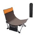 thumbnail image 1 of S SERENABLE Camp Chair Backrest Stool Chaise Longue Lounge Chair for Park Picnic Concert Coffee, 1 of 9