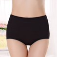 thumbnail image 2 of Women‘s Fashion Basic Elastic Comfortable Solid Color Cotton Underwear, 2 of 6