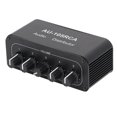thumbnail image 1 of Bi Directional Audio Switcher, Audio Switch Splitter High Fidelity ABS Aluminum Alloy 5 Way  For DVD For Bass, 1 of 8