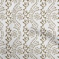 thumbnail image 1 of oneOone Georgette Viscose Olive Green Fabric Block Craft Projects Decor Fabric Printed By The Yard 42 Inch Wide-Y4, 1 of 1