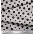 thumbnail image 2 of Soimoi Poly Georgette Fabric Dots Dots Print Fabric by Yard 42 Inch Wide, 2 of 3