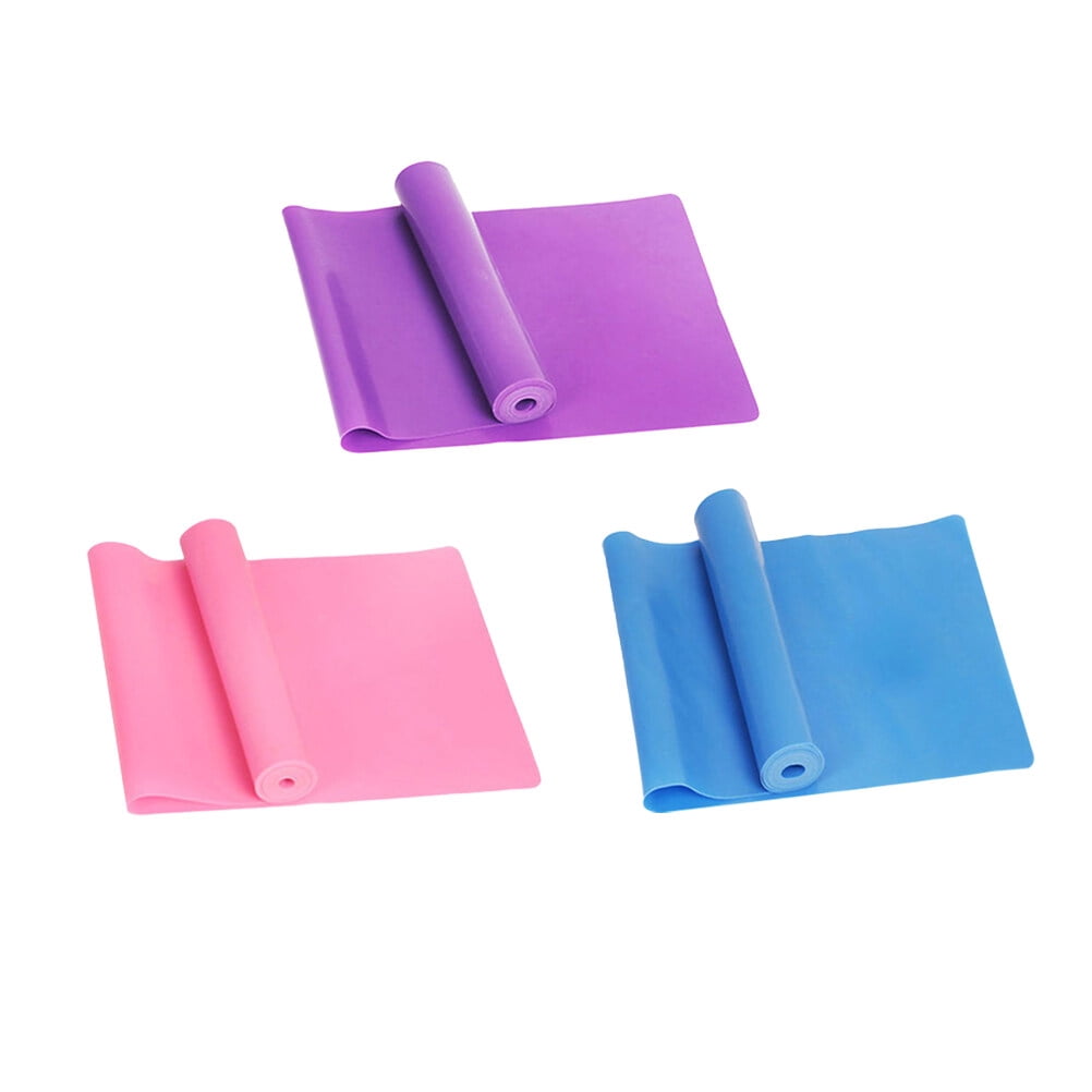 SHOWERORO 3Pcs Latex Stretch Band for Office and Gym Use Strength Training Resistance Bands