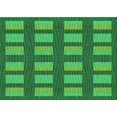 thumbnail image 1 of Ahgly Company Machine Washable Indoor Rectangle Transitional Green Area Rugs, 2' x 3', 1 of 7