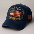 thumbnail image 5 of Baseball Caps Classic Anniversary Embroidered Logo Adjustable Snapback Hat for Everyday Wear, 5 of 5