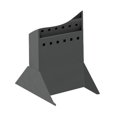 thumbnail image 2 of Safco Base de Porte-Revues en Acier, Noire, 2 of 2
