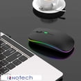 thumbnail image 3 of Souris Sans Fil Rechargeable Bluetooth pour MacBook pro MacBook Air Ordinateur Portable Mac Chromebook Windows Notebook MacBook HP PC DELL, 3 of 10