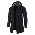 thumbnail image 4 of Qertyioot Veste à Capuche Décontractée pour Hommes Couleur Unie, 4 of 9