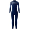 thumbnail image 1 of Choomomo Combinaison de Danse Ballet à Manches Longues avec Strass pour Filles, Bleu Marine 10, 1 of 7