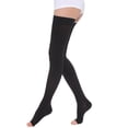 thumbnail image 1 of maskred Soft And Comfortable Tights High Stocking Stretchy Warm Fashionable Easy To Wear Nylon Compression Stockings Open Toe-black XL 1Set, 1 of 6