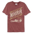 thumbnail image 1 of National Hot Rod Association T-Shirt de Couleur Confort Adulte Brique de Course de Dragsters de Championnat, 1 of 2