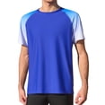 thumbnail image 1 of Charmo Chandails de Bain Dégradés à Manches Courtes pour Hommes Séchage Rapide UPF 50+ Protection Solaire Rash Guards Course Randonnée Natation Hauts, 1 of 9