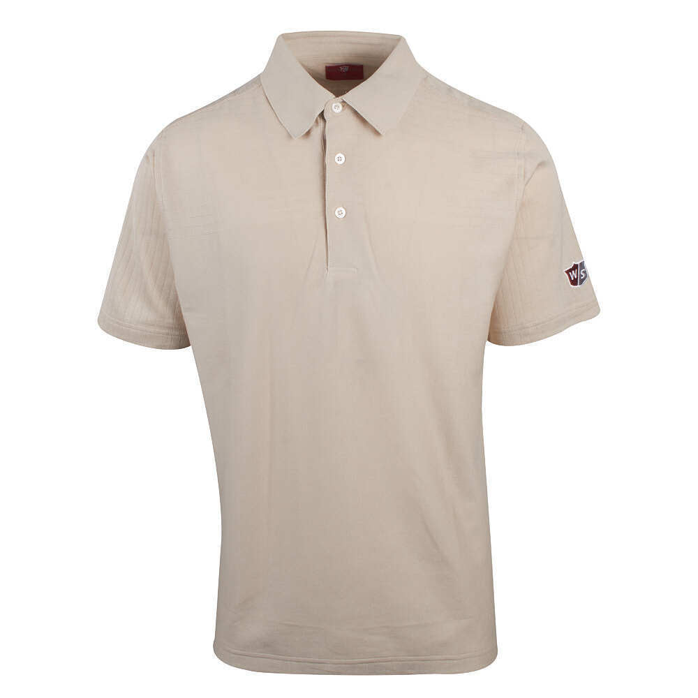 Wilson Staff Men's Latte S/S Polo Shirt