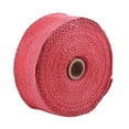 thumbnail image 1 of Bande d'Échappement 10M pour Motos, Rouleau de Ruban Isolant en Fibre de Verre Rouge, 1 of 2