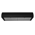 thumbnail image 1 of Hauslane Chef Series 30" B018 Convertible Under Cabinet Range Hood 120 Volts Minimalist 3-Way Venting 250 CFM Aluminum Filters LED  in Black, 1 of 7