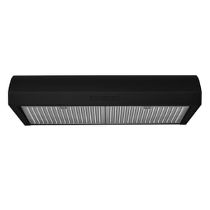 Hauslane Chef Series 30" B018 Convertible sous la gamme Cabinet Hood 120 Volts Minimaliste 3-Way Évents 250 CFM Filtres en aluminium LED en noir
