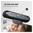 thumbnail image 2 of Webcam 4K HD Webcam 8MP Auto Focus USB Web Camera With Microphone Webcamera For Laptop PC/ Video Call/ Streaming, 2 of 6