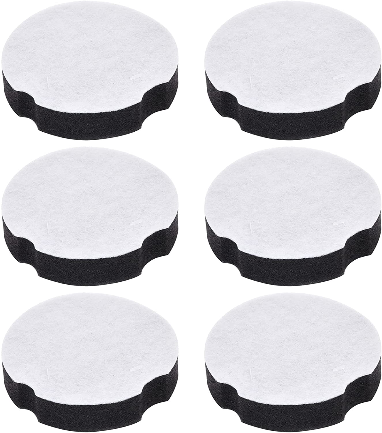 Filtre de Remplacement pour Aspirateur Bissell Powerforce Compact Léger Série Verticale (Lot de 6)