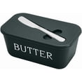 thumbnail image 1 of Todaioua Butter Dish with Lid, Home Decor, Large Butter Dish for Countertop Plastic Butter Keeper Container with Knife, Sealing Butter Dish Good Kitchen Gift, 1 of 2