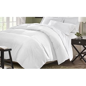 Blue Ridge Home Fashions Kathy Ireland-Microfiber Down Fiber King in White Color Comforter