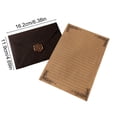 thumbnail image 3 of Deeceymbur Vintage Burgundy Linen Wax Kraft Lined Stationery Paper Set with Envelopes for Letters Invitations Greeting Cards Elegant Design Scrollwork Borders, 3 of 6
