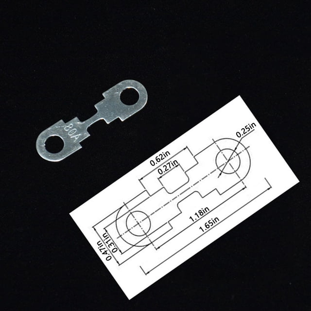 Strip Fuses Workmanship Car Supplies Craftsmanship Auto Parts Vehicle Components Upgraded Fittings Handy Installation Practical 100A