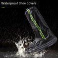 thumbnail image 3 of Couvre-chaussures Imperméables pour Bottes de Pluie avec Bandes Réfléchissantes pour Hommes et Femmes Camping Randonnée Pêche, 3 of 8