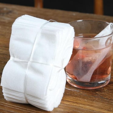 WIFKLSIIPG Empty Teabags String Heat Seal Filter Paper Herb Loose Tea Bag 400PC
