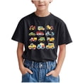 thumbnail image 1 of WRKEKC T-Shirts d'Été pour Garçons, T-Shirts Décontractés pour Garçons, T-Shirts Polyvalents Décontractés à Manches Courtes pour Enfants avec Motif Imprimé et Col Rond, 1 of 6