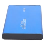 2.5in 2TB Portable External Hard Drive Enclosure, HDD Plug Play 3TB USB2.0 SSD Disk Box 1tb External Hard Enclosures For OS X Laptops Data Storage Noir Drive HDD SSD Laptops