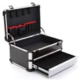 thumbnail image 1 of Drawer Box Aluminum Alloy Tool Box Shockproof Tool Case Household Toolbox File Hardware Part Storage Suitcase Multi-layer ,Easy to Use, 1 of 7
