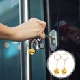 thumbnail image 3 of 12pcs Golden Disco Ball Keychain Set Mini Mirror Decorations for Car Retro Party Accessories Plastic, 3 of 9