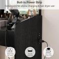 thumbnail image 4 of Cherish Makeup Vanity Table Set – Dressing Desk with 3-Color LED Mirror, Charging Station, 2 Drawers, 4 Shelves & Storage Stool for Bedroom, 4 of 9