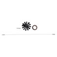 thumbnail image 1 of Vent Cleaner Brush, Wide Application 9Pcs Flexible Lint Brush Easy Operation PP  For Maintenance, 1 of 8