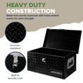 thumbnail image 4 of ARKSEN 20 Inch Heavy Duty Aluminum Diamond Plate Tool Box Chest Box Pick Up Truck Bed RV Trailer Toolbox Storage with Side Handle and Lock Keys - Black, 4 of 5