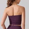 thumbnail image 4 of Dealovy Tube Tops for Women Strapless Going out Tops Built in Bra Sleeveless Ruched Summer Crop Top, 4 of 5