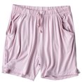 thumbnail image 2 of Timegard Womens Shorts Summer Elastic Waisted Drawstring Loose Soft Sleepwear Casual Loose Pjs Shorts, 2 of 7