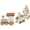 Blanc, variante sur MasteelfCA Décoration de Noël Mini Train en Bois Ornements Décoration Cadeau pour Enfants Fête à la Maison Déco de Maternelle (Blanc)