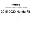 thumbnail image 2 of Transit Auto Front Disc Brake Rotors and Semi-Metallic Pads Kit for Car 2015-2020 Honda Fit K8S-100650, 2 of 11