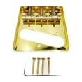thumbnail image 2 of QualitChoice Guitar Bridge Set Easy to Install Vintage Brass Tools Saddles Design gold 7.6x8.5cm, 2 of 6