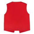thumbnail image 4 of TOPTIE Kid Volunteer No-Button Child Vest Waistcoat Party Vests 5 Packs-Red-M, 4 of 5